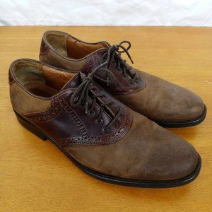 Johnston & Murphy Sheepskin Leather Oxford shoes Men's 9.5 M